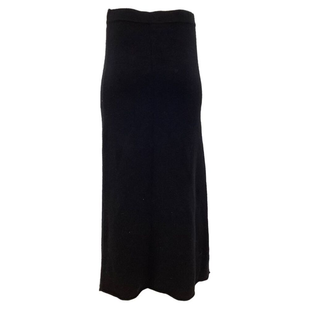 Reformation High-Rise Midi Skirt in Black Wool - Picture 3 of 5